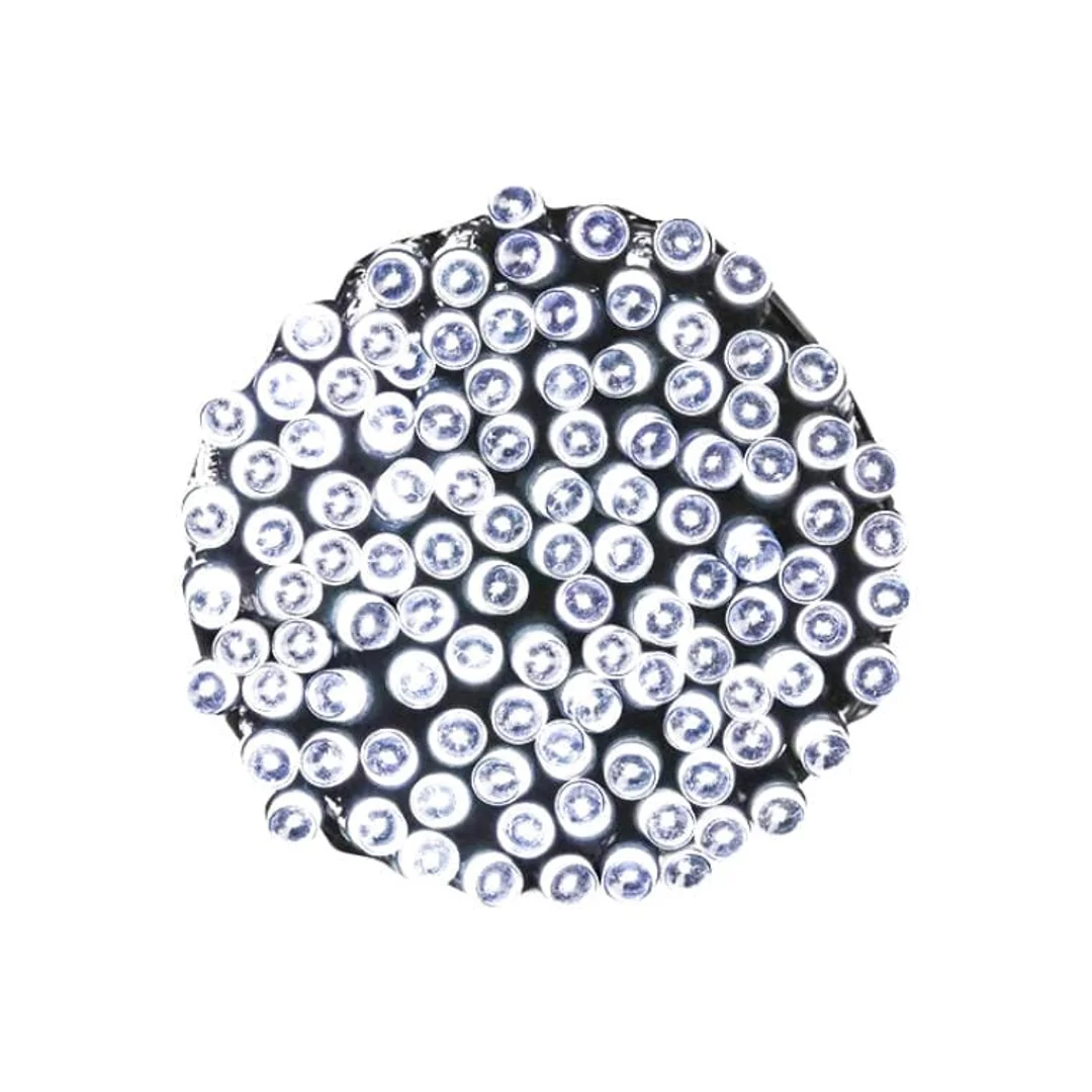 LAMPKI CHOINKOWE 120 LED SOLARY ZIMNY BIAŁY — zdjęcie 6