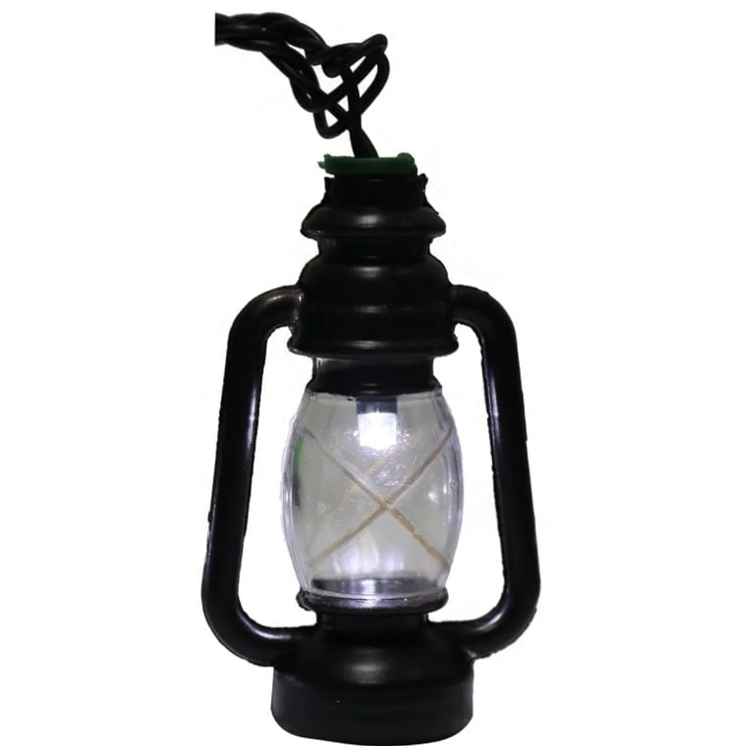 Lampki choinkowe LED w kształcie latarenek, 20 sztuk, długość 2,85 cm — zdjęcie 3