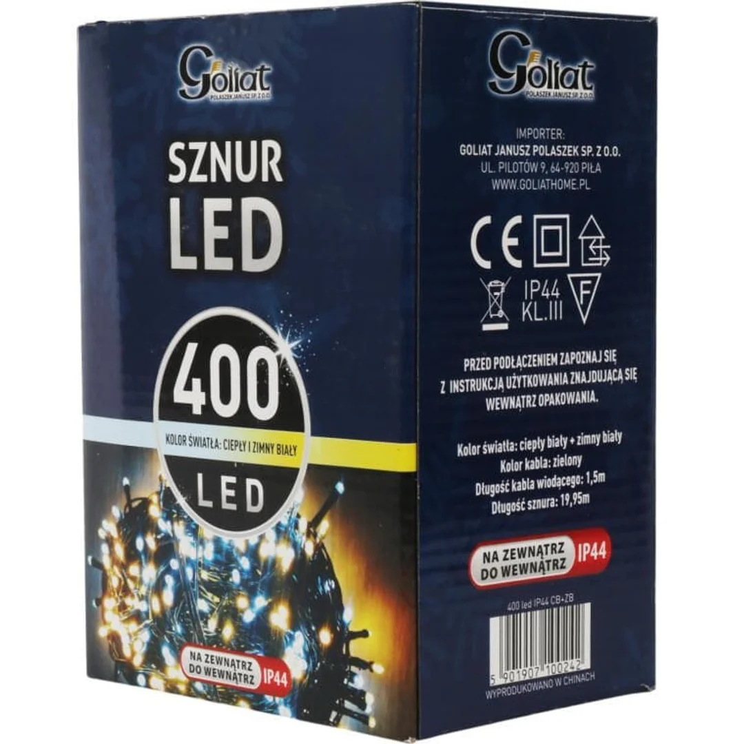 Lampki choinkowe sznur świetlny 400 LED mix C.B+Z.B — zdjęcie 2