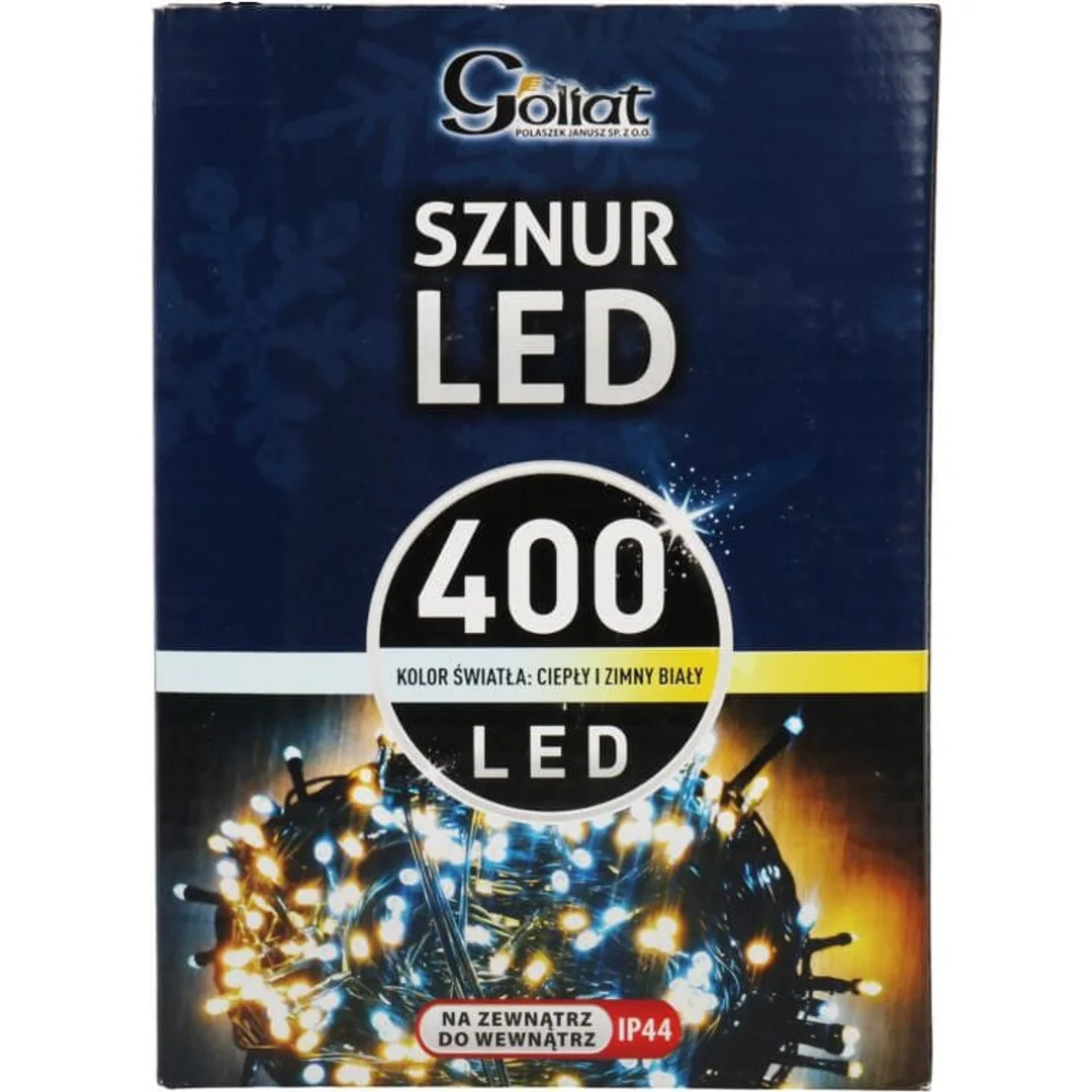 Lampki choinkowe sznur świetlny 400 LED mix C.B+Z.B — zdjęcie 3