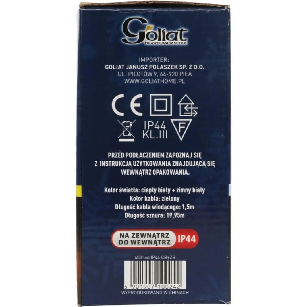 Lampki choinkowe sznur świetlny 400 LED mix C.B+Z.B — zdjęcie 4