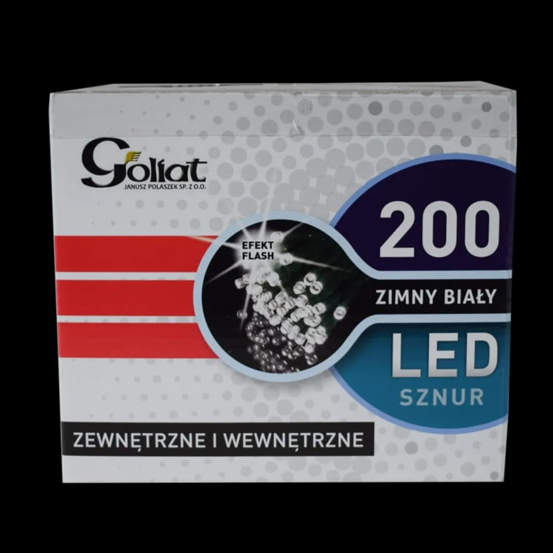 Lampki choinkowe zimny biały 200 led, efekt flash, do użytku wewnętrznego i zewnętrznego[200led flash] — zdjęcie 2
