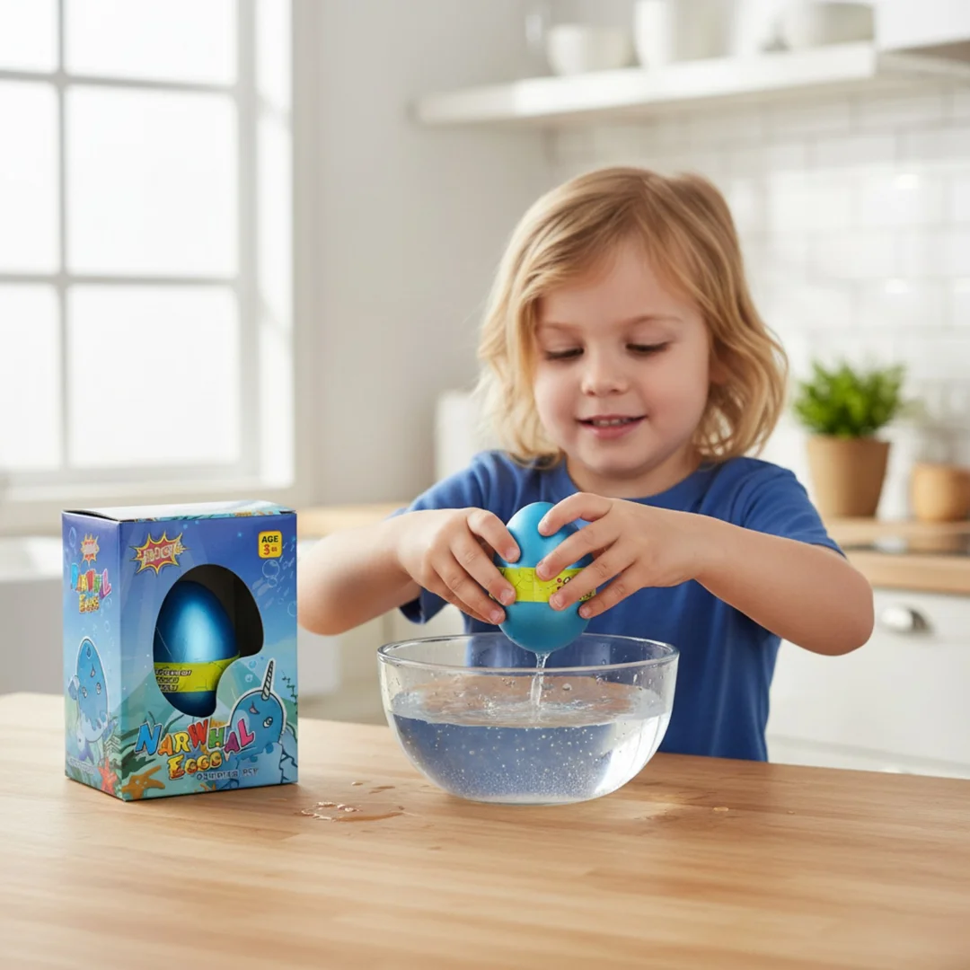 MAGICZNE JAJKO WYKLUWAJĄCY SIĘ DELFIN NIESPODZIANKA ROSNĄCA W WODZIE — zdjęcie 7