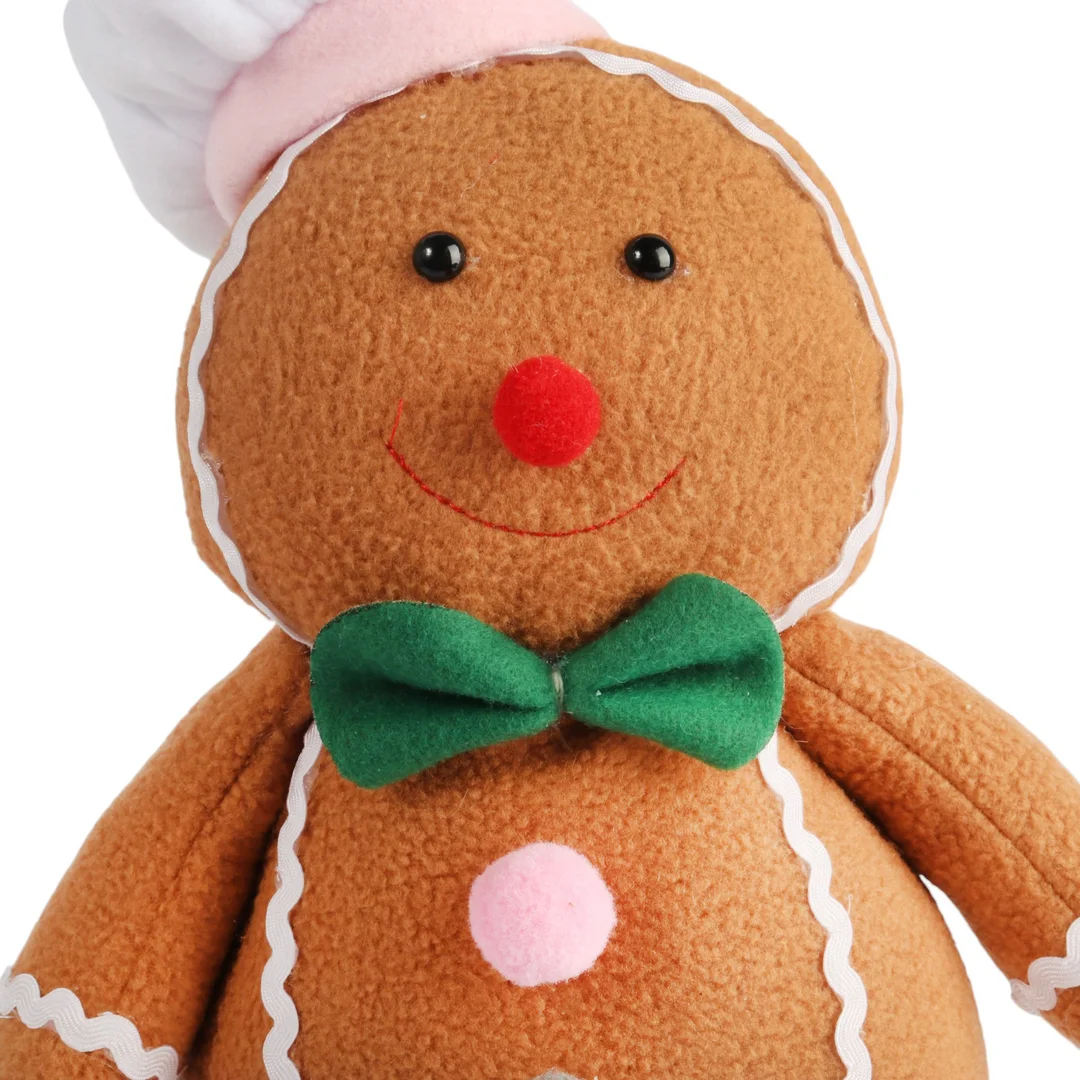 MASKOTKA PAN PIERNIK OZDOBA ŚWIĄTECZNA DEKORACJA BOŻONARODZENIOWA FIGURKA 28 cm — zdjęcie 2