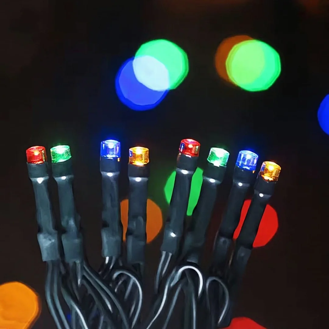 MOCNE LAMPKI CHOINKOWE 500 LED MULTI ZEWNĘTRZNE WEWNĘTRZNE PROGRAMATOR 40M — zdjęcie 12