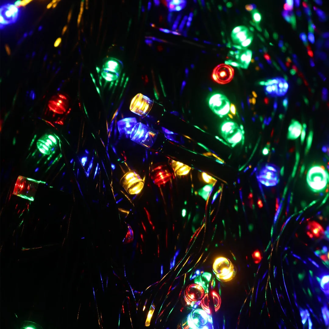 MOCNE LAMPKI CHOINKOWE 500 LED MULTI ZEWNĘTRZNE WEWNĘTRZNE PROGRAMATOR 40M — zdjęcie 5