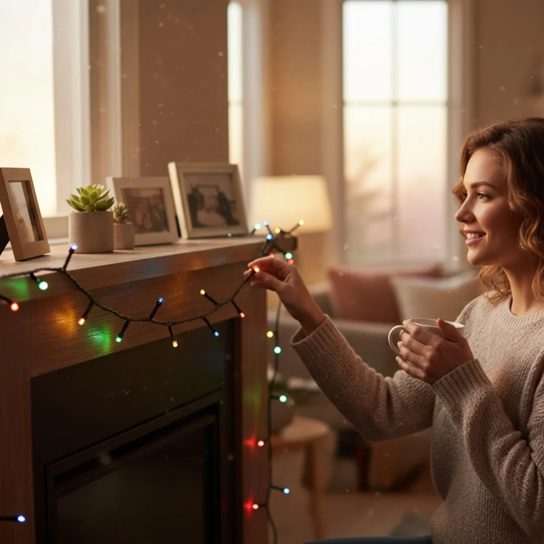 MOCNE LAMPKI CHOINKOWE 500 LED MULTI ZEWNĘTRZNE WEWNĘTRZNE PROGRAMATOR 40M — zdjęcie 8