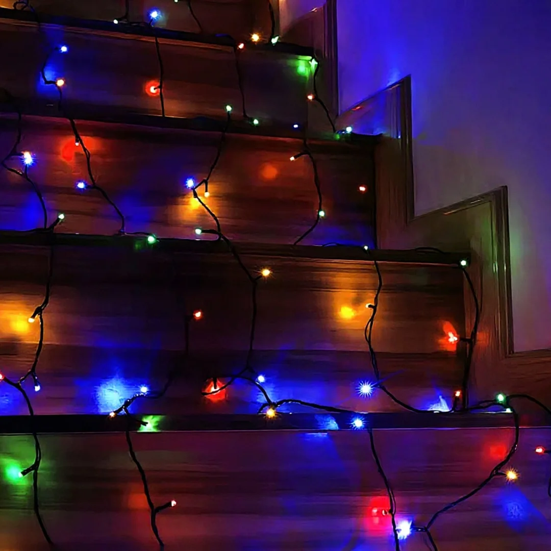 MOCNE LAMPKI CHOINKOWE 500 LED MULTI ZEWNĘTRZNE WEWNĘTRZNE PROGRAMATOR 40M — zdjęcie 9