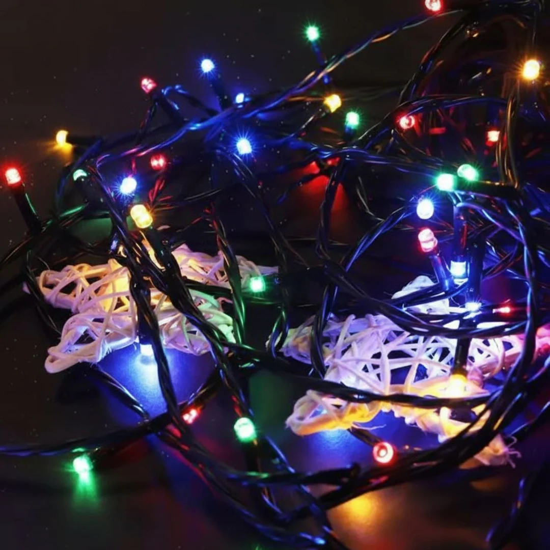 MOCNE LAMPKI CHOINKOWE 500 LED MULTI ZEWNĘTRZNE WEWNĘTRZNE PROGRAMATOR 40M — zdjęcie 10