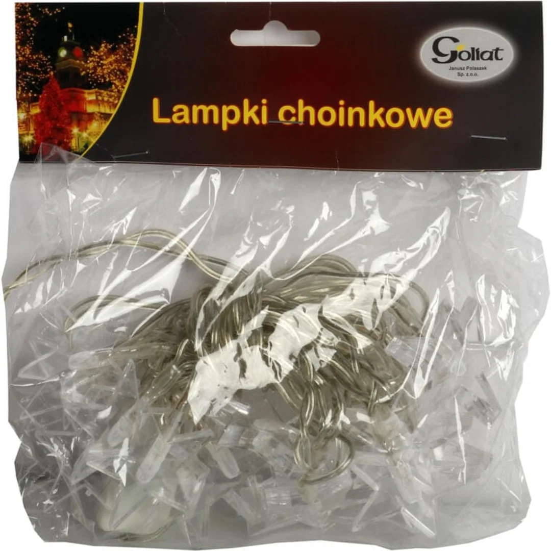 Niebieskie Gwiazdki LED do Choinki - 20 Lampków na Przezroczystym Przewodzie — zdjęcie 5