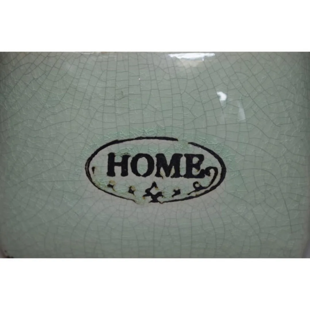Osłonka ceramiczna home w miętowym kolorze 11x16 cm — zdjęcie 2