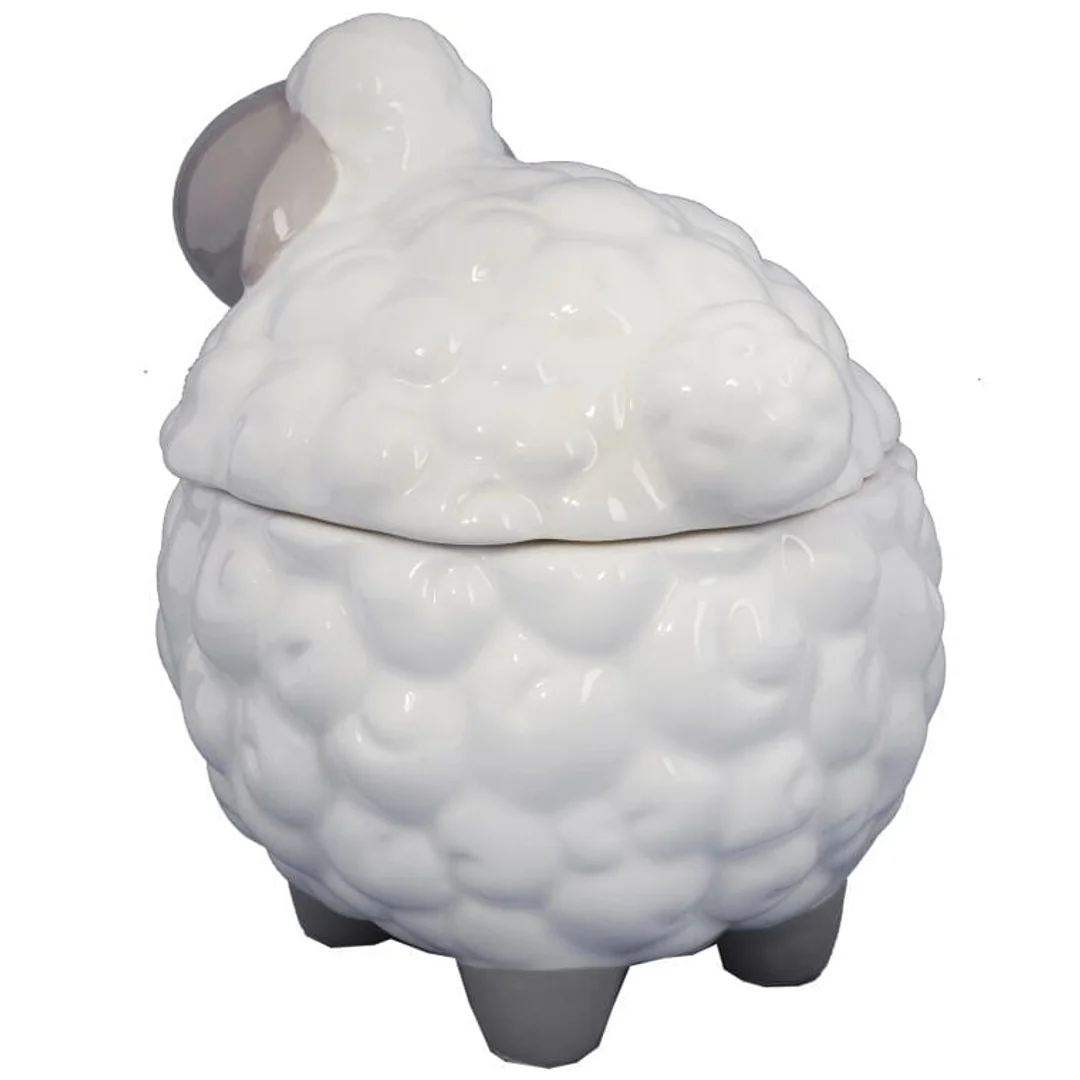 Owca owieczka wielkanocna ceramiczny pojemnik 17cm — zdjęcie 2