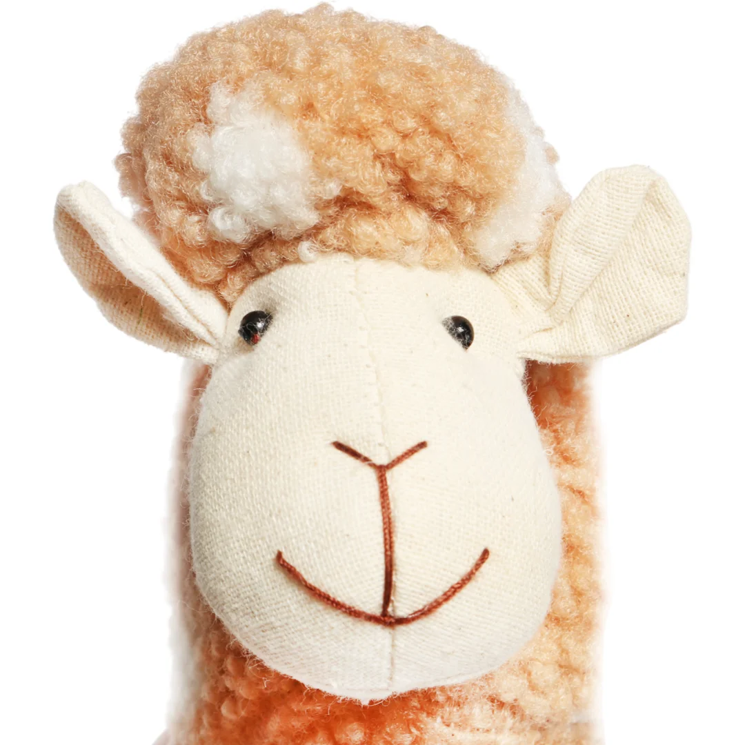 Owca Ozdoba Wielkanocna Figurka pomarańczowa 22 cm — zdjęcie 3