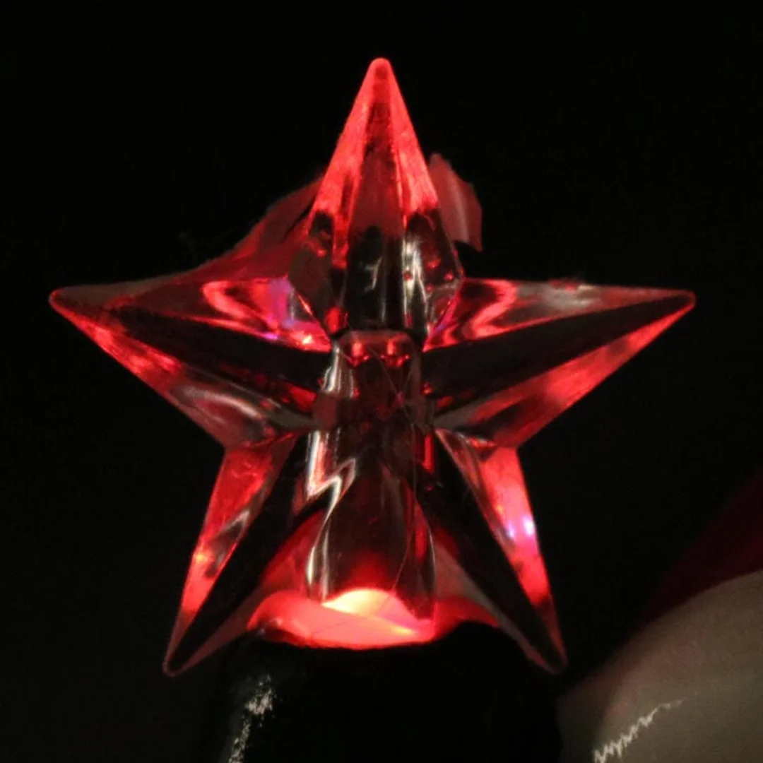 Ozdoba świąteczna ceramiczny BAŁWAN z choinką LED 12.5 cm — zdjęcie 5