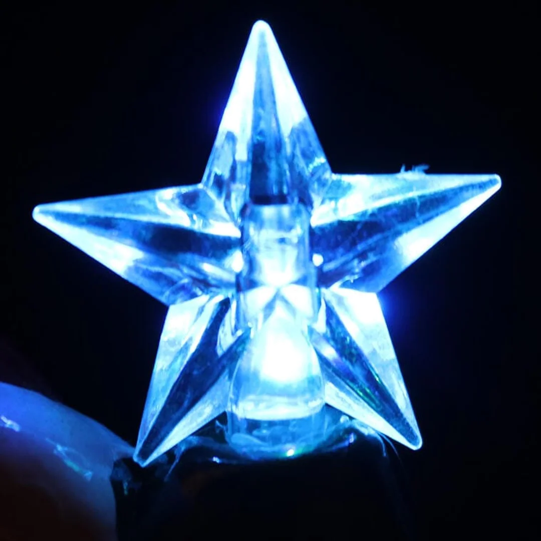 Ozdoba świąteczna ceramiczny MIKOŁAJ z choinką LED 12.5 cm — zdjęcie 5