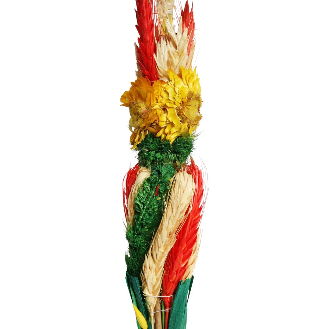 Palma wielkanocna – rękodzieło z suszu Niedziela palmowa 80-86 cm — zdjęcie 4
