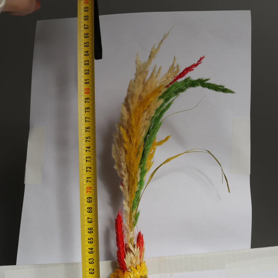 Palma wielkanocna – rękodzieło z suszu Niedziela palmowa 80-86 cm — zdjęcie 6