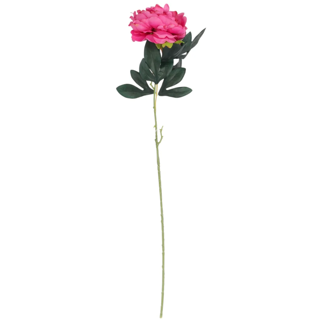 PIWONIA KWIAT SZTUCZNY do wazonu rózowa PEONIA 72 cm — zdjęcie 2