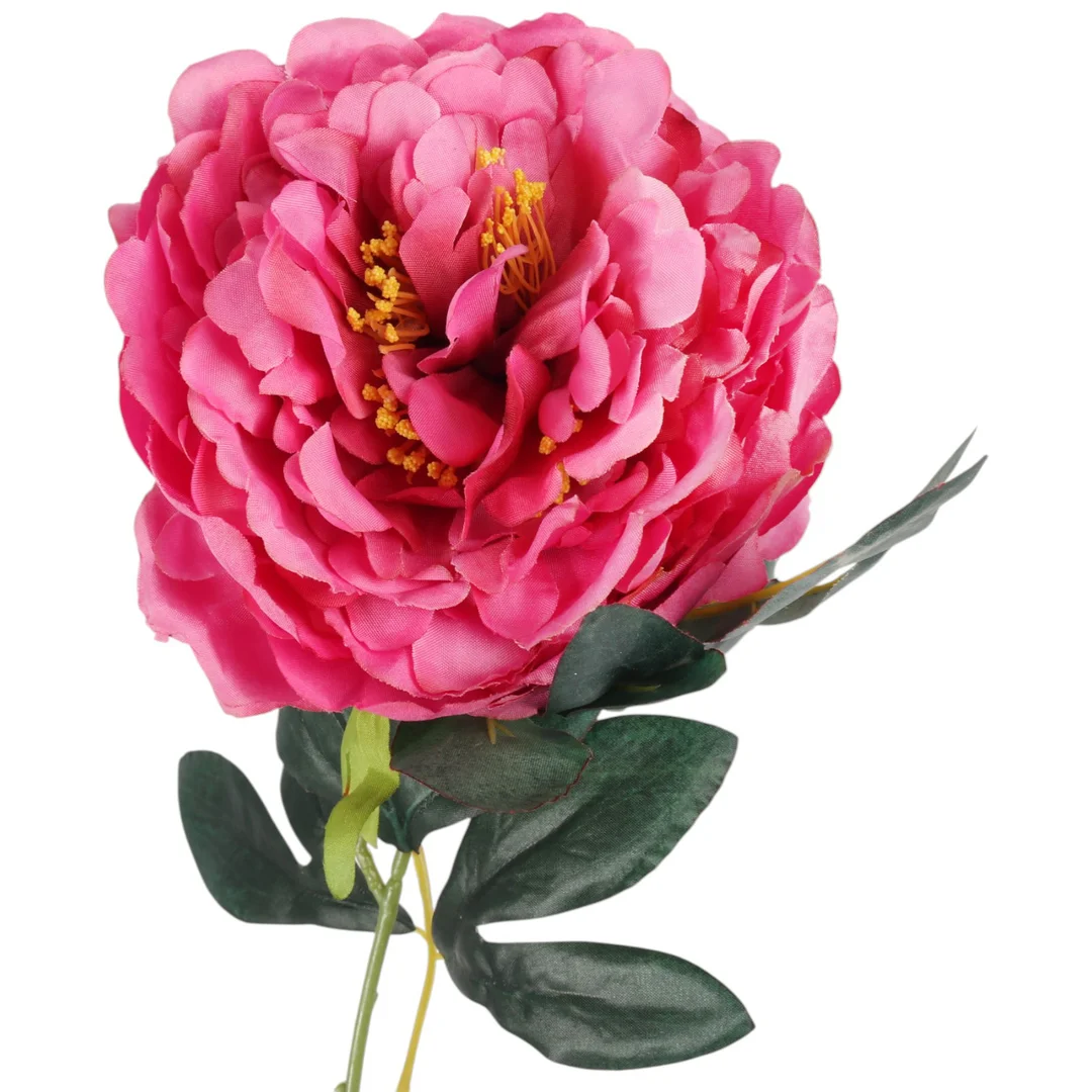 PIWONIA KWIAT SZTUCZNY do wazonu rózowa PEONIA 72 cm — zdjęcie 3