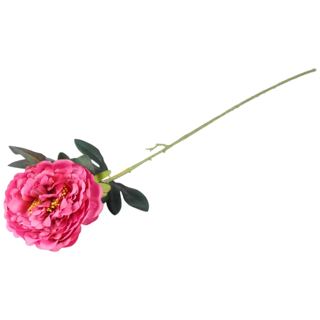 PIWONIA KWIAT SZTUCZNY do wazonu rózowa PEONIA 72 cm — zdjęcie 4