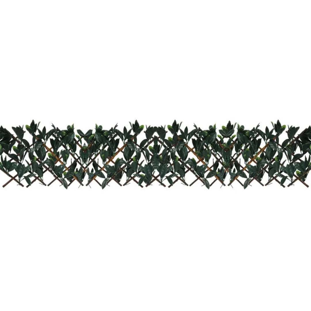 Płotek-Parawan z Sztucznymi Liśćmi do Balkonu o Wymiennych Rozmiach 180x30 cm. — zdjęcie 2