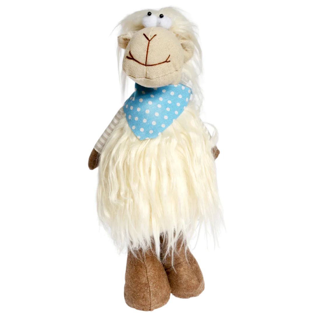 Pluszowa owieczka 42 cm ozdoba wielkanocna figurka świąteczna — zdjęcie 2
