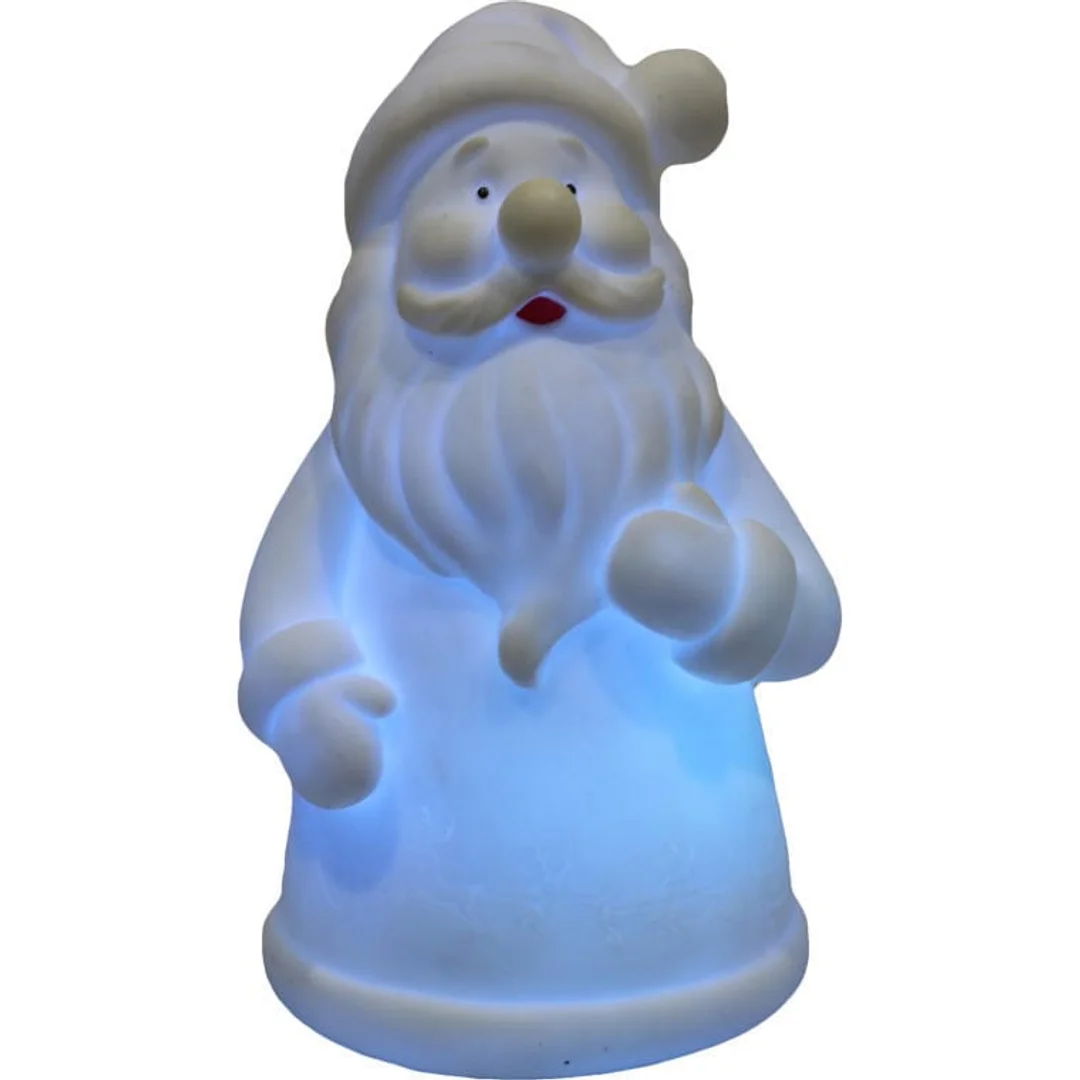 Podświetlana Figurka Mikołaja z Kolorowym Światełkiem LED, 12.5 cm — zdjęcie 2