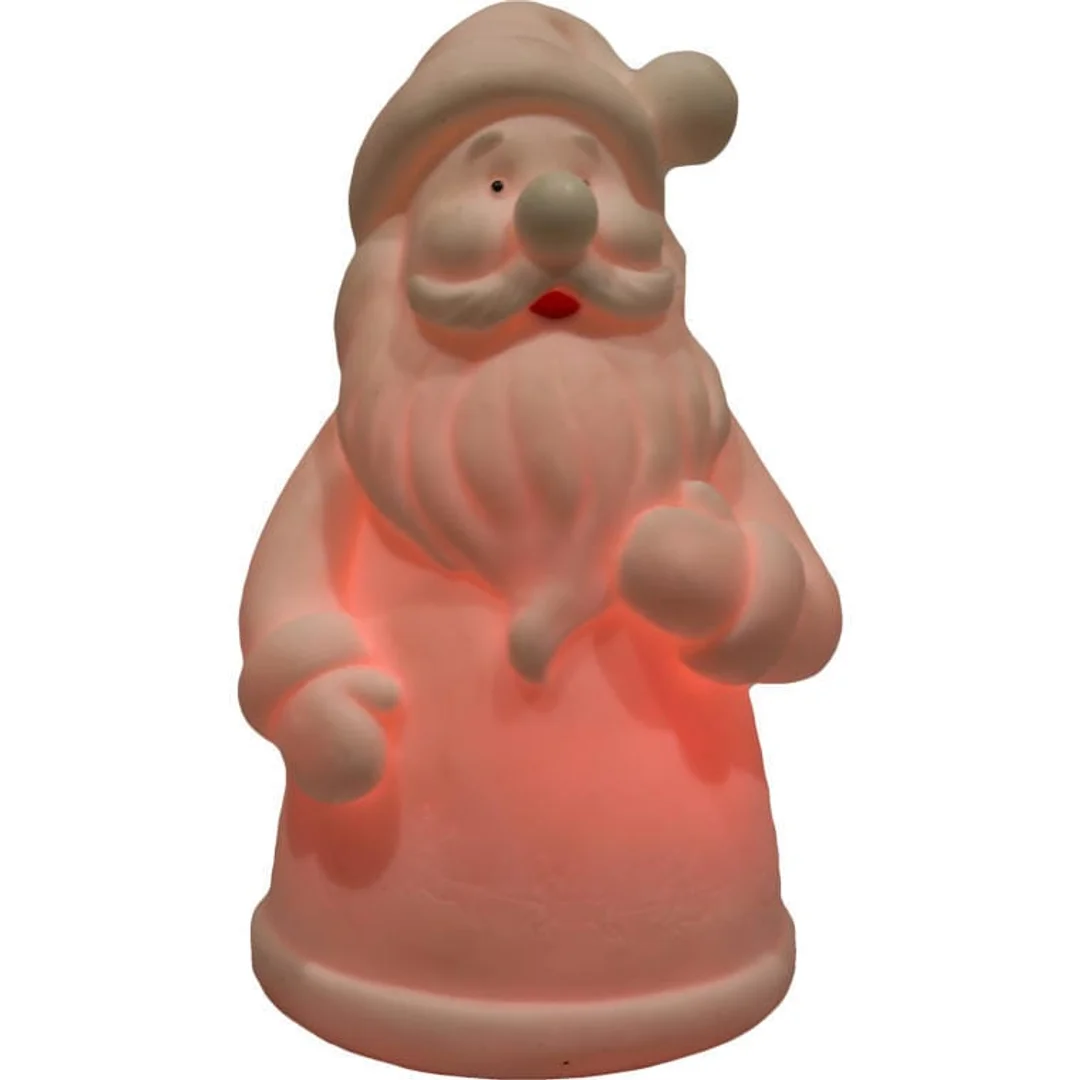 Podświetlana Figurka Mikołaja z Kolorowym Światełkiem LED, 12.5 cm — zdjęcie 4