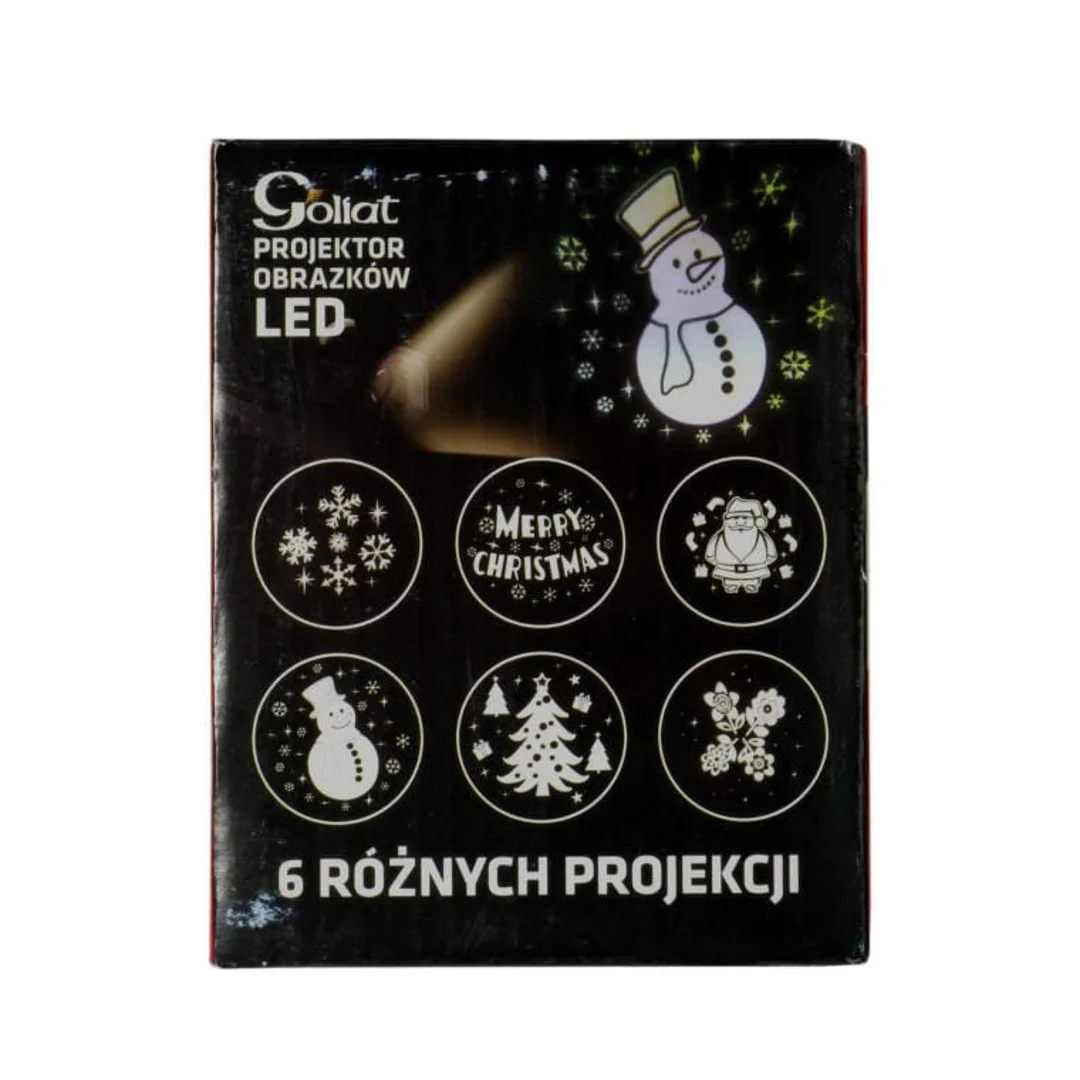 Projektor Świąteczny LED z 6 Wzorami do Użycia na Zewnątrz — zdjęcie 4