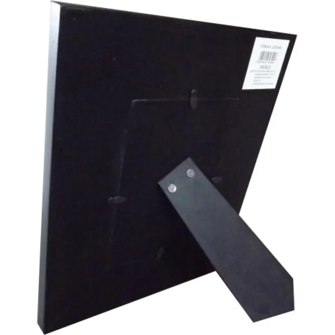 Ramka na zdjęcie zdobiona skórą biało-brązowa 30x25 cm — zdjęcie 2