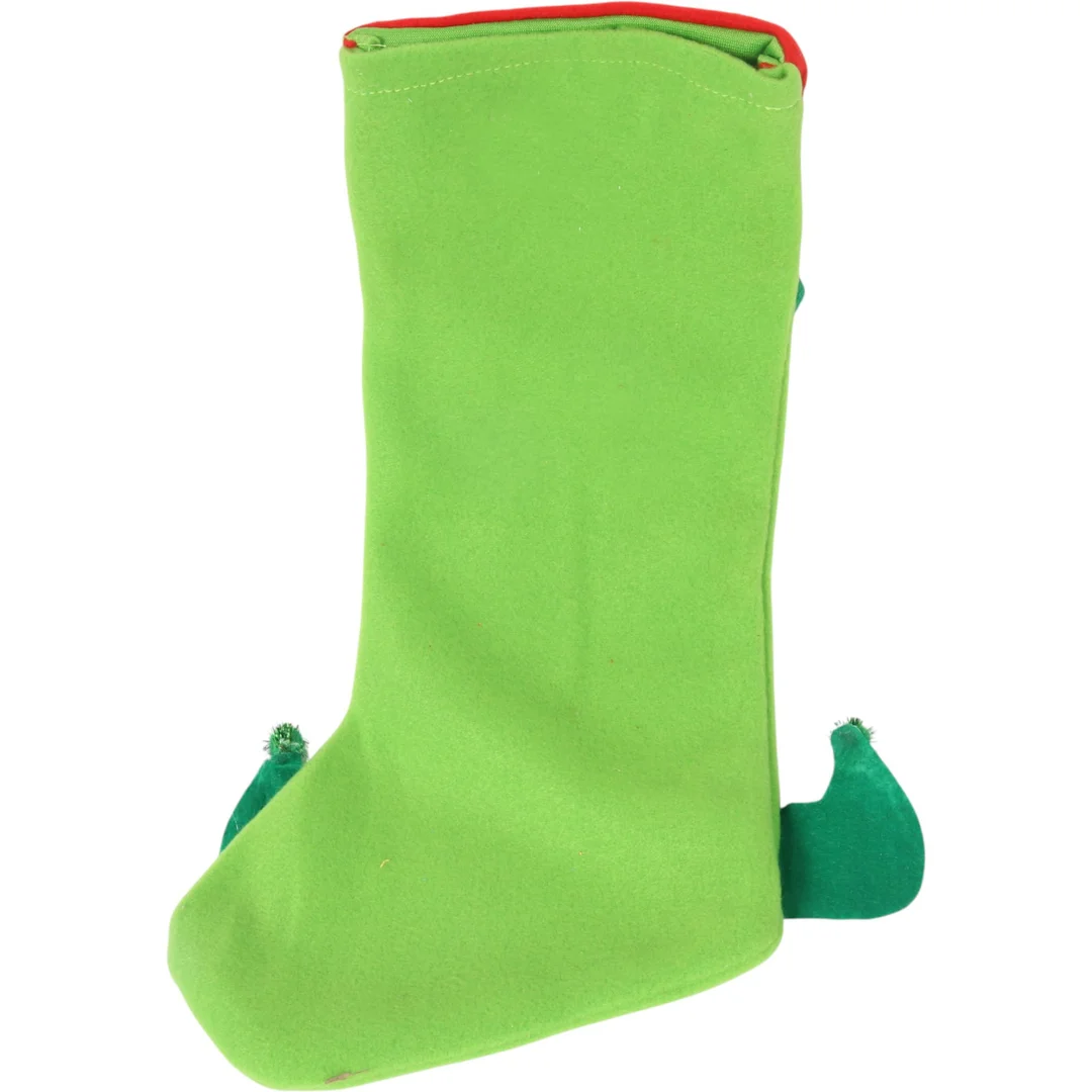SKARPETA PREZENTOWA WOREK NA PREZENTY WOREK ŚW MIKOŁAJA ZAWIESZKA 42 CM ZIELONA — zdjęcie 4