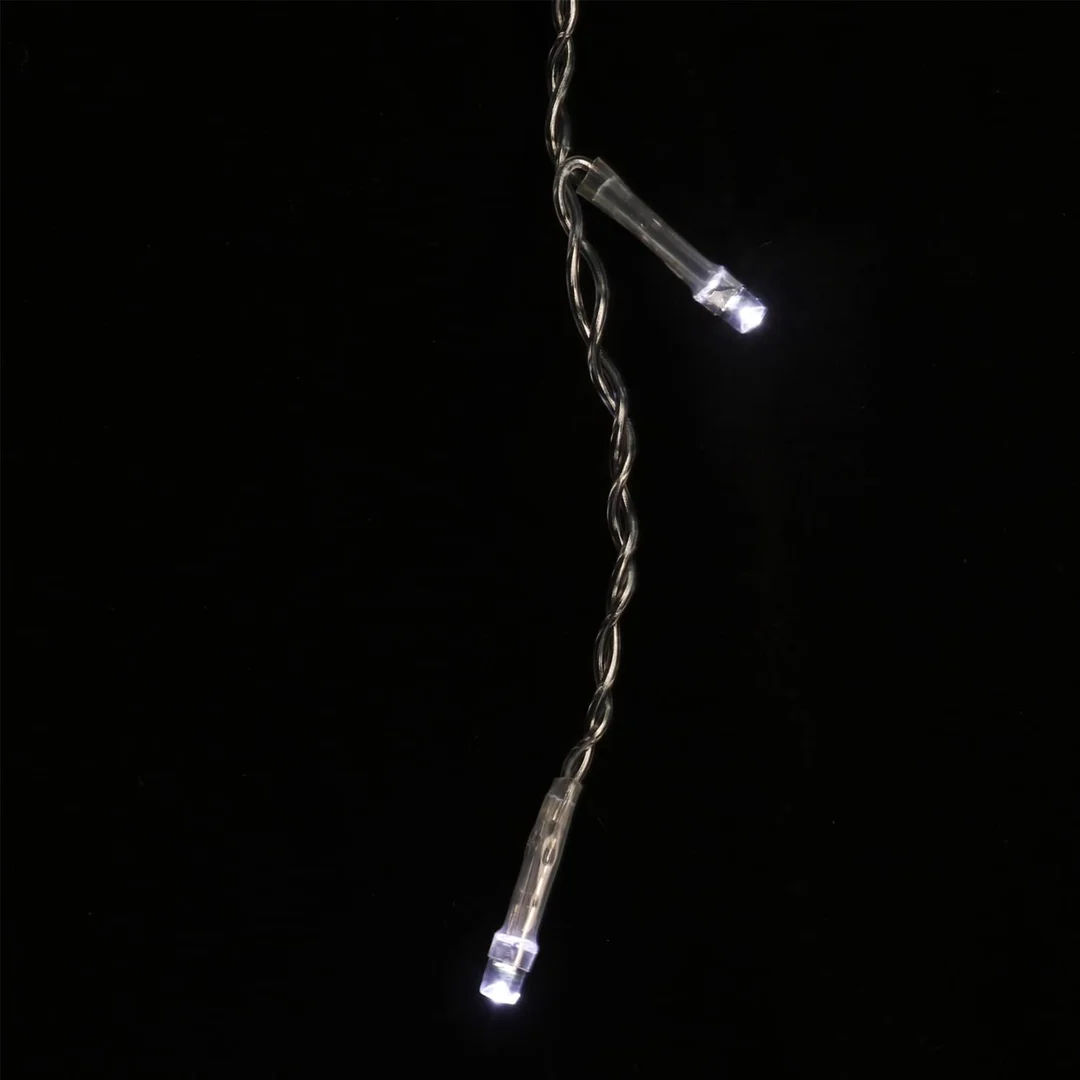 SOPLE 300 LED KURTYNA LAMPKI ZEWNĘTRZNE/WEWNĘTRZNE FLASH ZIMNY BIAŁY PROGRAMATOR 9 M — zdjęcie 10