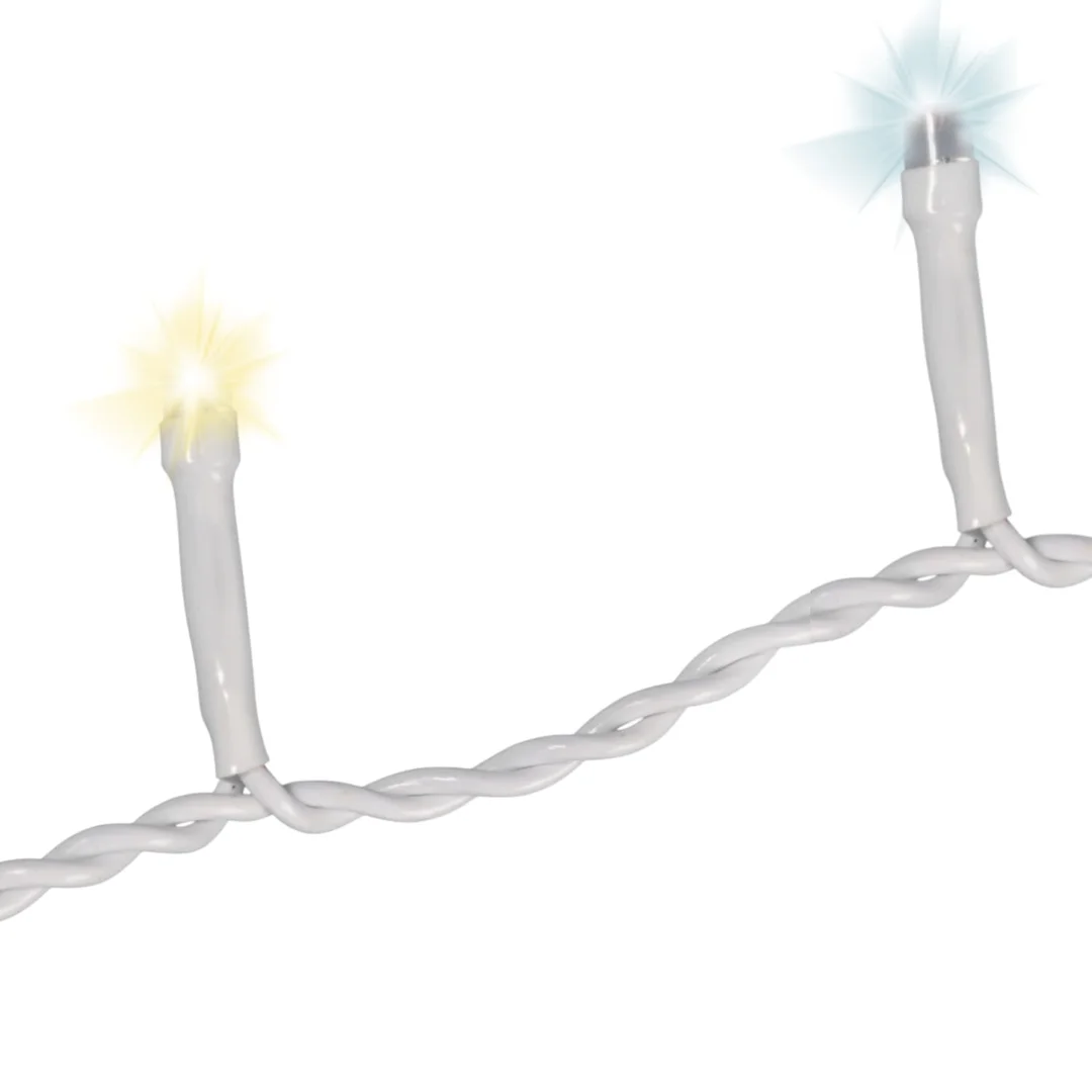 SOPLE 500 LED KURTYNA LAMPKI ZEWNĘTRZNE IP44 BIAŁE CIEPŁE +FLASH ZIMNY BIAŁY 15 M — zdjęcie 2