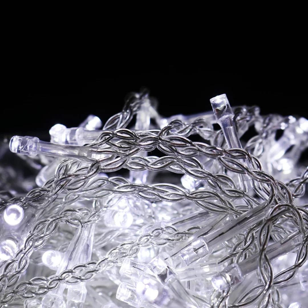 SOPLE 500 LED KURTYNA LAMPKI ZEWNĘTRZNE IP44 BIAŁE ZIMNE FLASH 15 M — zdjęcie 4