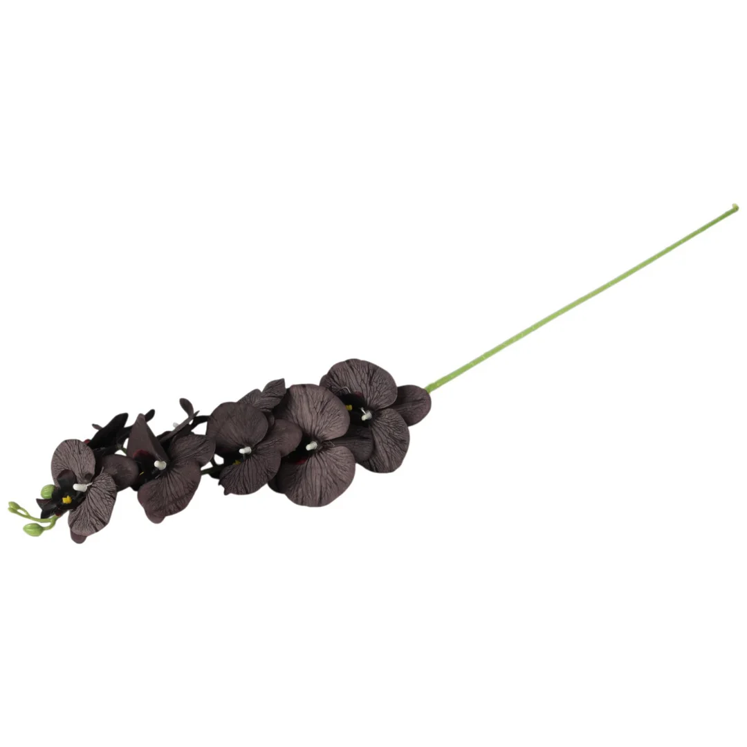 STORCZYK sztuczne kwiaty do wazonu GAŁĄZKA ORCHIDEA brązowa 100 cm — zdjęcie 5