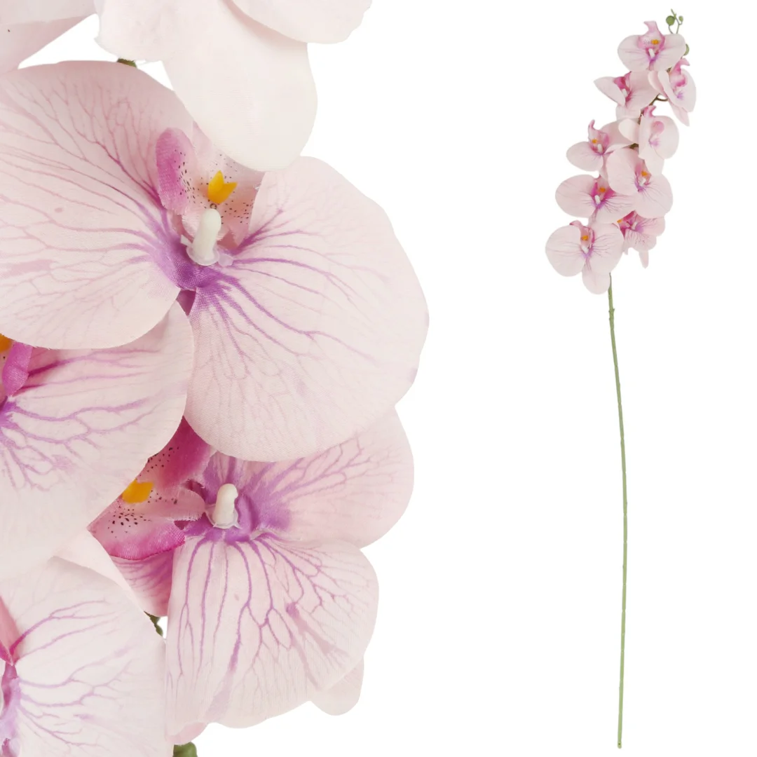 STORCZYK sztuczne kwiaty do wazonu GAŁĄZKA ORCHIDEI biała 100 cm — zdjęcie 25