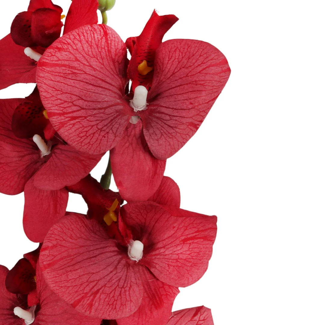 STORCZYK sztuczne kwiaty do wazonu GAŁĄZKA ORCHIDEI biała 100 cm — zdjęcie 34