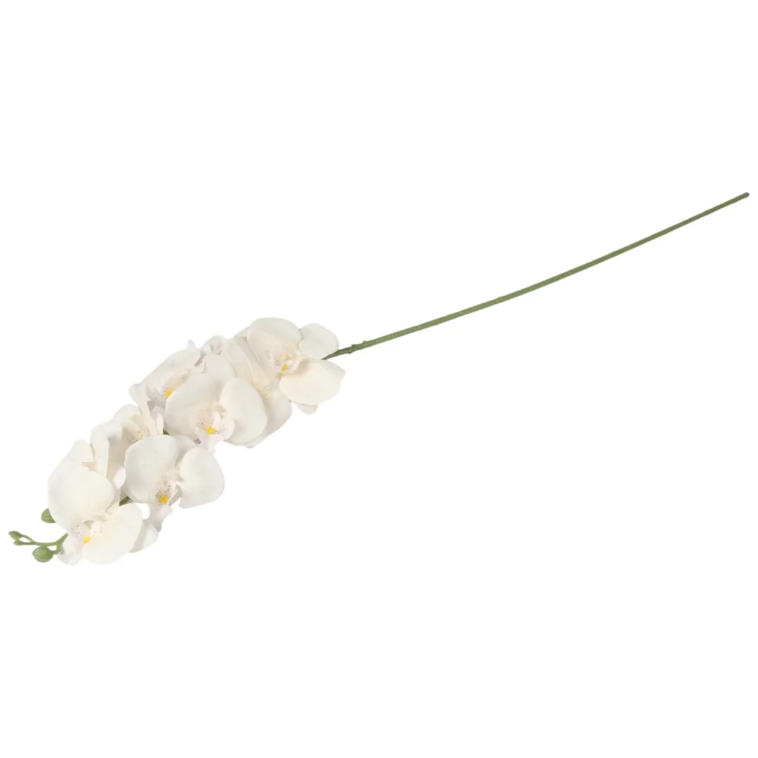 STORCZYK sztuczne kwiaty do wazonu GAŁĄZKA ORCHIDEI biała 100 cm — zdjęcie 5