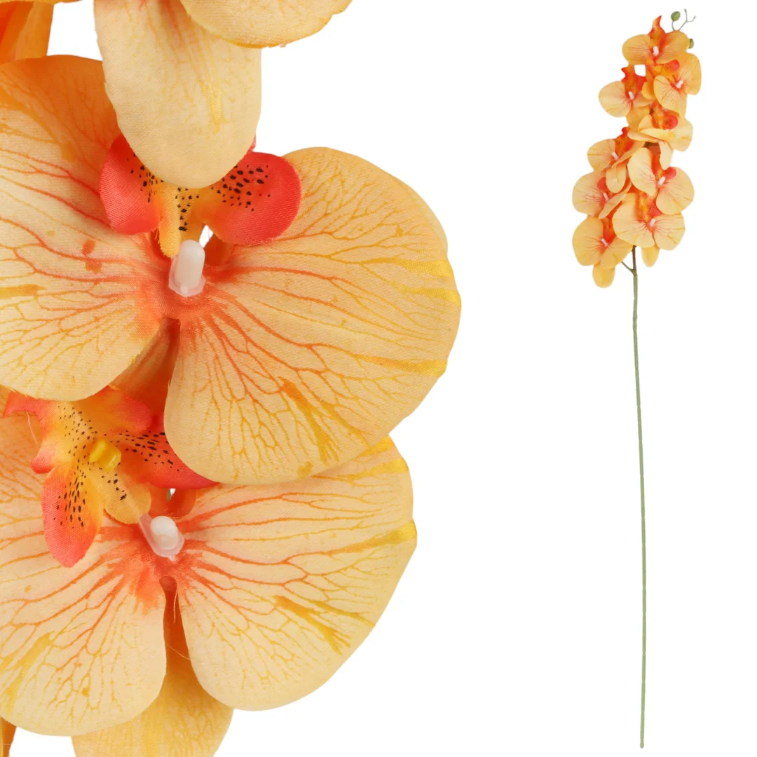 STORCZYK sztuczne kwiaty do wazonu GAŁĄZKA ORCHIDEI biała 100 cm — zdjęcie 43