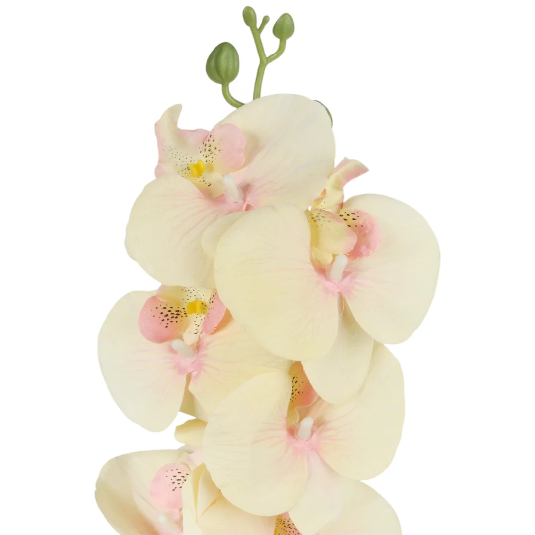 STORCZYK sztuczne kwiaty do wazonu GAŁĄZKA ORCHIDEI biała 100 cm — zdjęcie 51