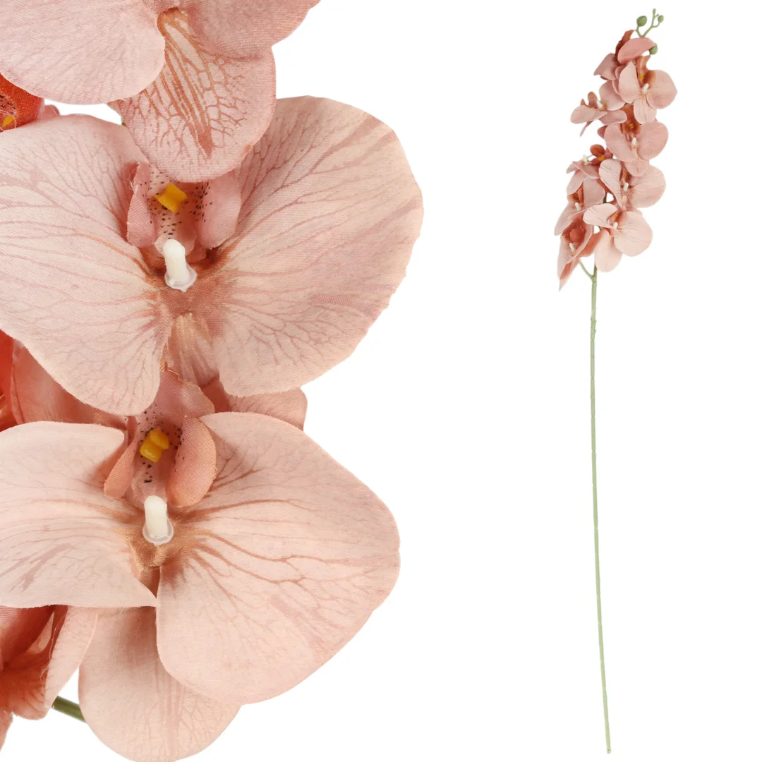 STORCZYK sztuczne kwiaty do wazonu GAŁĄZKA ORCHIDEI biała 100 cm — zdjęcie 66