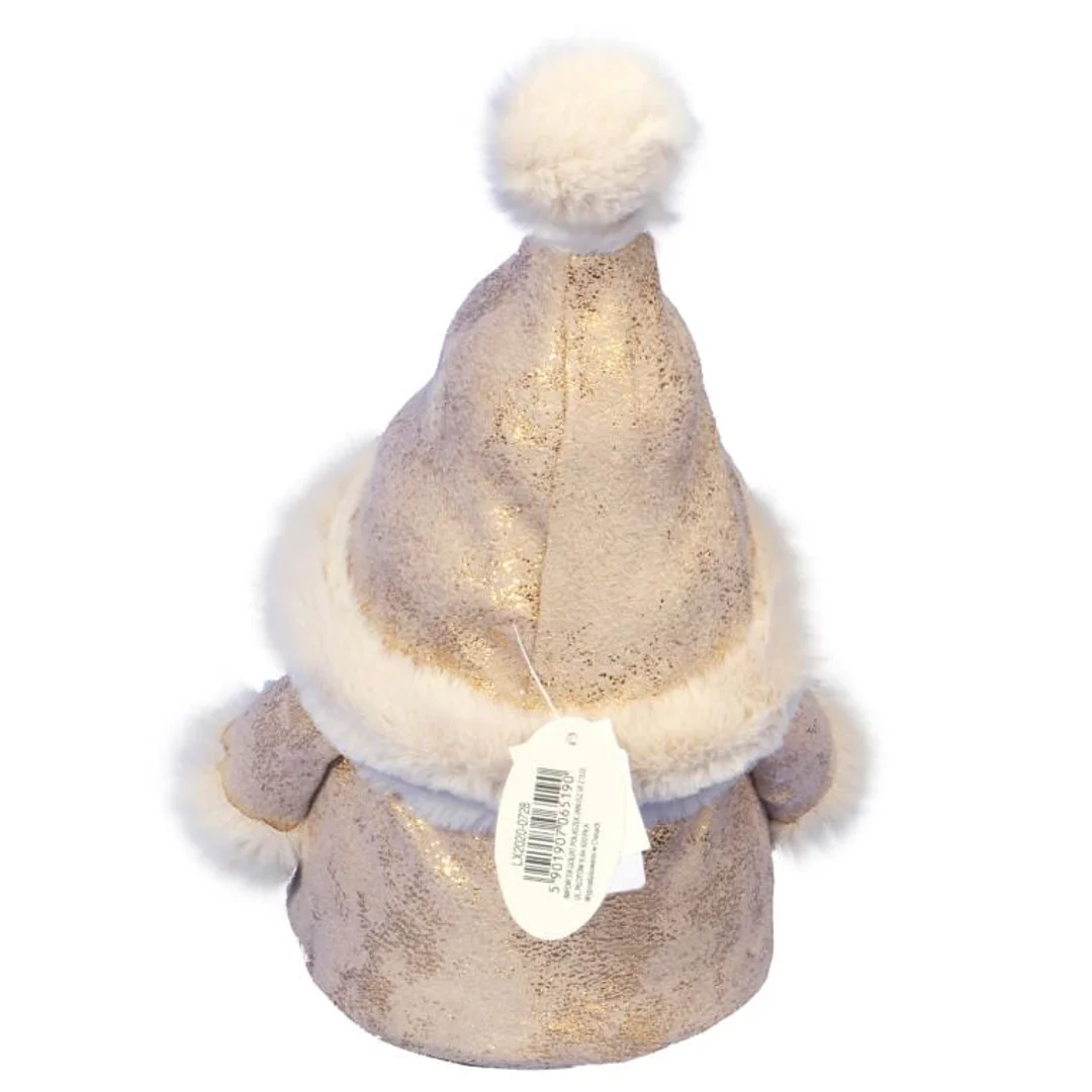 Świąteczny Skrzat Stróż Skandynawski 26cm w Kolorze Złotym — zdjęcie 3