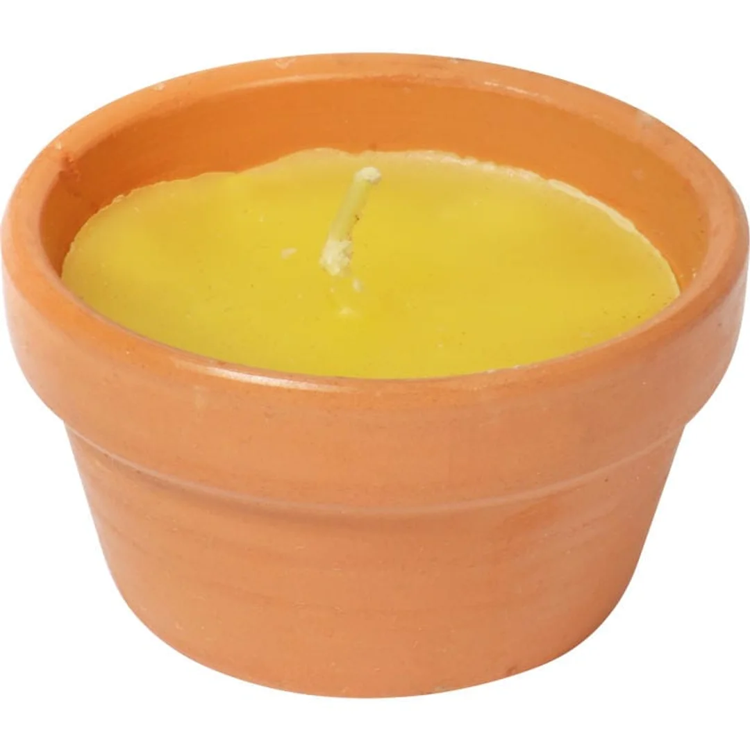 Świece antykomarowe w ceramice, komplet 2 szt. 7,5cm x 4cm — zdjęcie 2