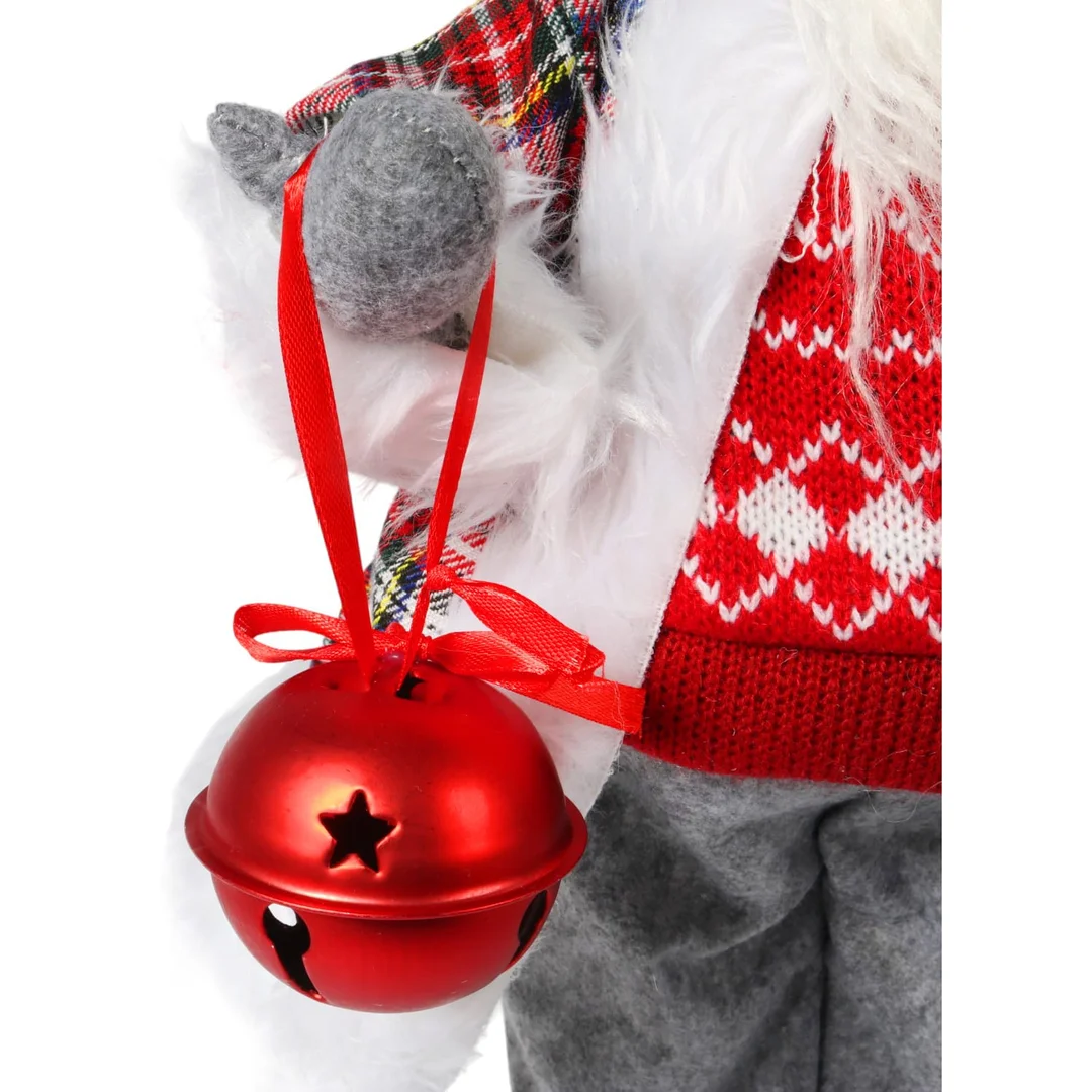 ŚWIĘTY MIKOŁAJ świąteczny FIGURKA skandynawski DEKORACJA ozdoba 48cm — zdjęcie 4