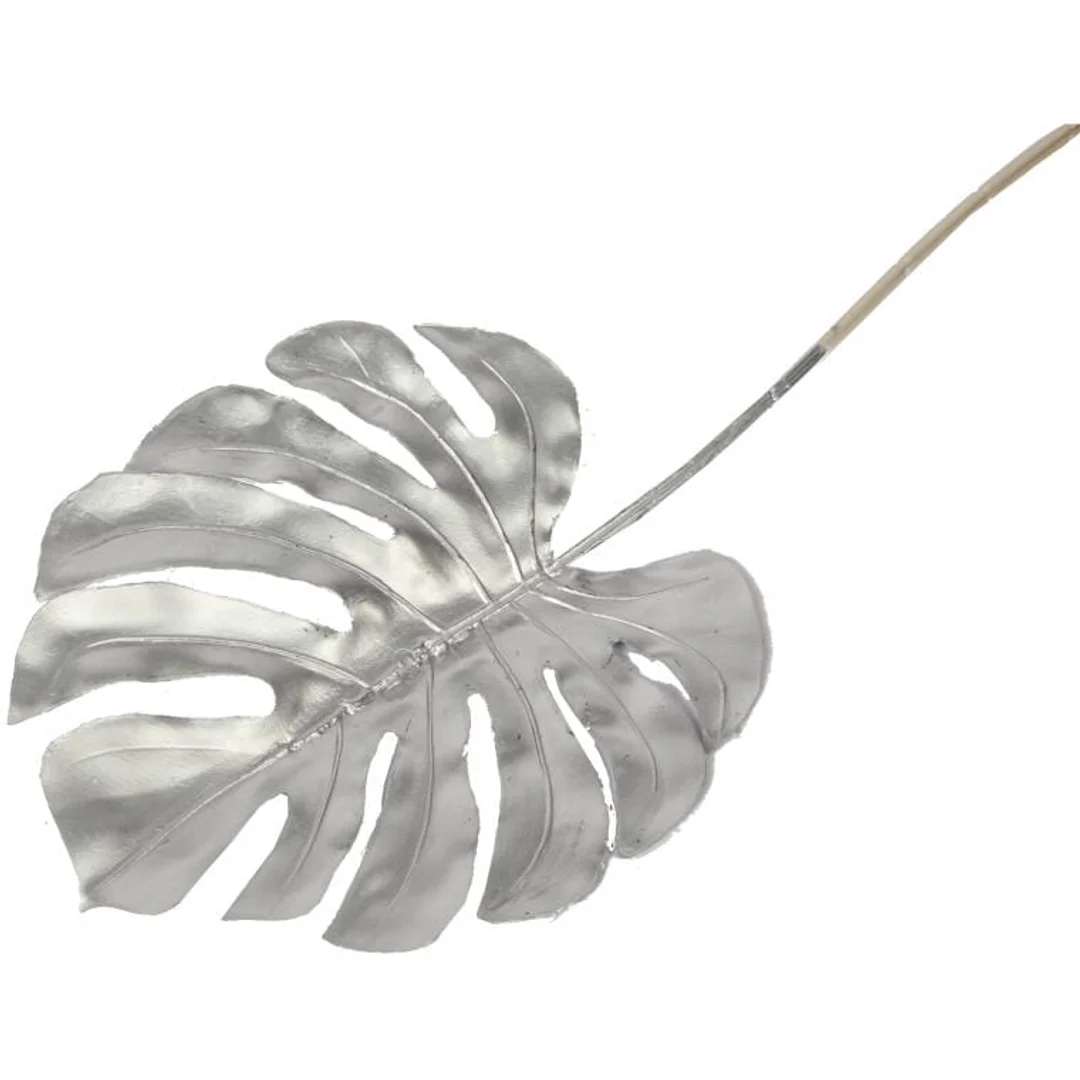 Sztuczna Gałązka Filodendrona 69 cm w Kolorze Srebrnym — zdjęcie 3