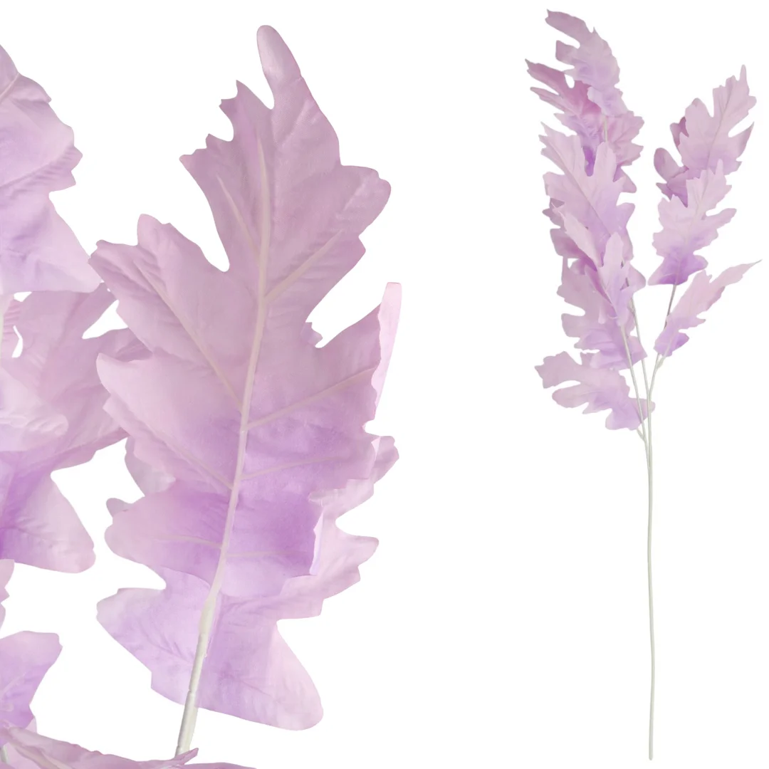 SZTUCZNA GAŁĄZKA JESIENNEGO DĘBU 95 cm do KOMPOZYCJI FLORYSTYCZNYCH kolor jasno-brązowy — zdjęcie 21