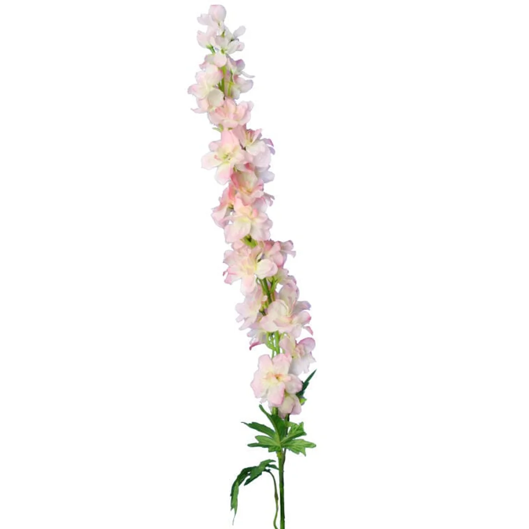 Sztuczna Gałązka Ostróżki Długiej Jasno Różowej - 78 cm — zdjęcie 2