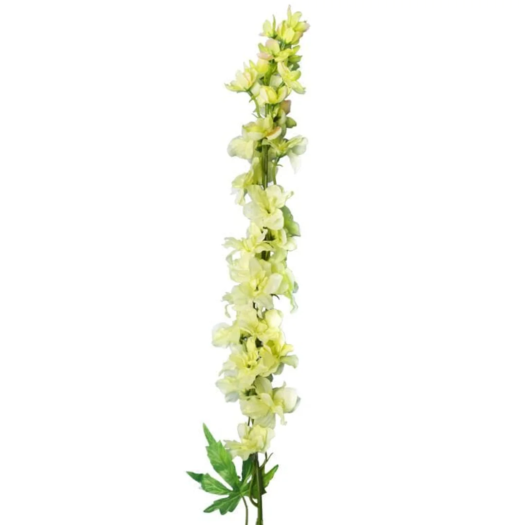 Sztuczna Gałązka Ostróżki Długiej - Kolor Żółty, 78 cm — zdjęcie 2