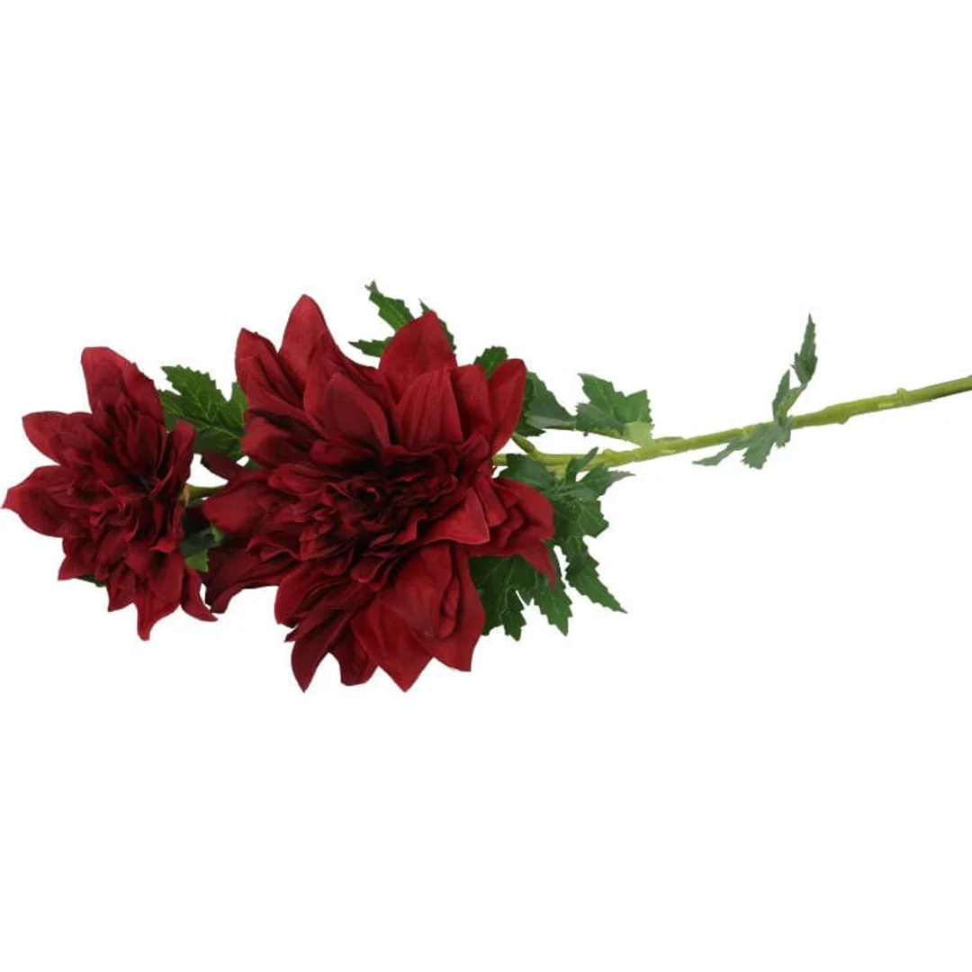 Sztuczna gałązka z dwoma brązowymi daliami wysokiej jakości, 66 cm — zdjęcie 4