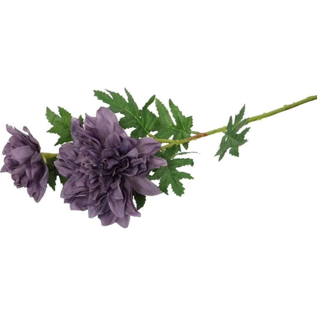 Sztuczna Gałązka z Dwoma Fioletowymi Daliami - Dekoracja Wysokiej Jakości, 66cm — zdjęcie 5